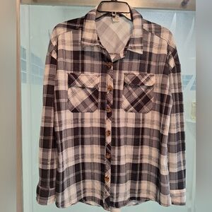 Womens Butter Soft Button Up Shirt
